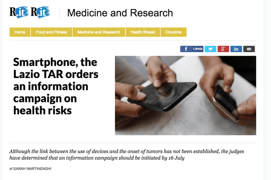 Court rules for an information campaign on health risks from mobile radiation